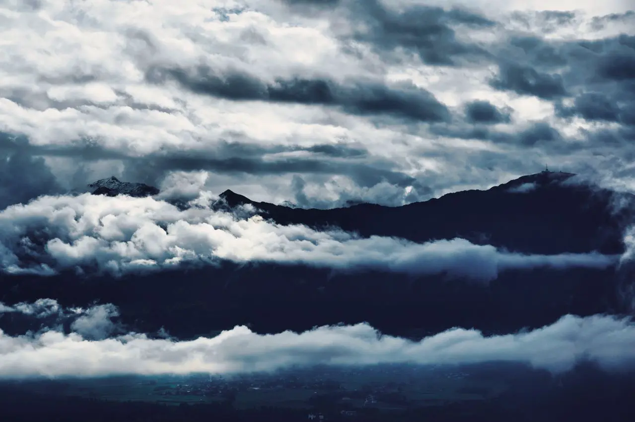 Ausblick auf die Nordkette vom Gipfel der Nordkette